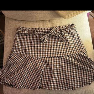 Plaid A-Line Skirt